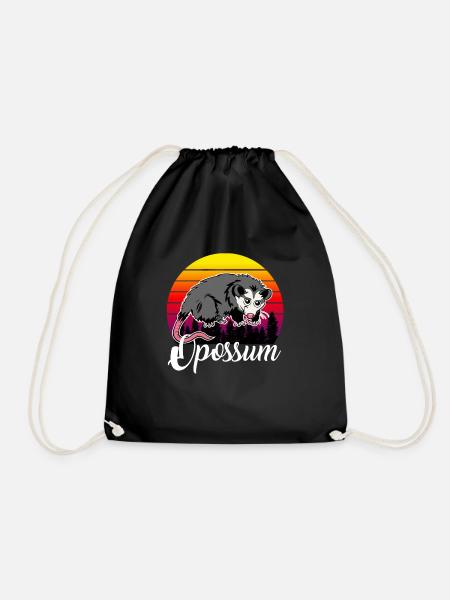 Opossum - Turnbeutel - Schwarz