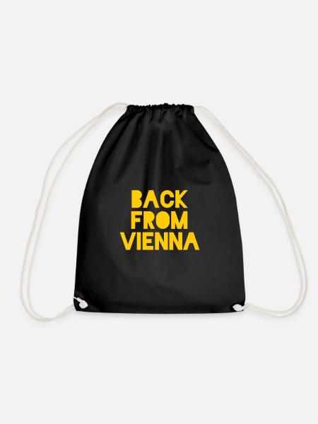 Vienna Wien Vienne - Turnbeutel - Schwarz