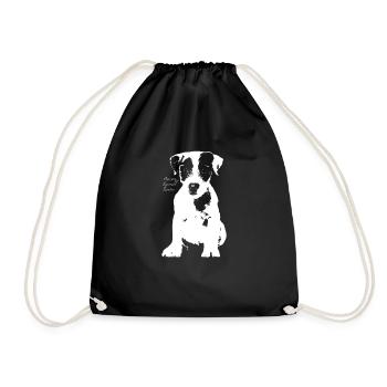 Parson Russell Terrier Jack Russell - Drawstring Bag - black - Front