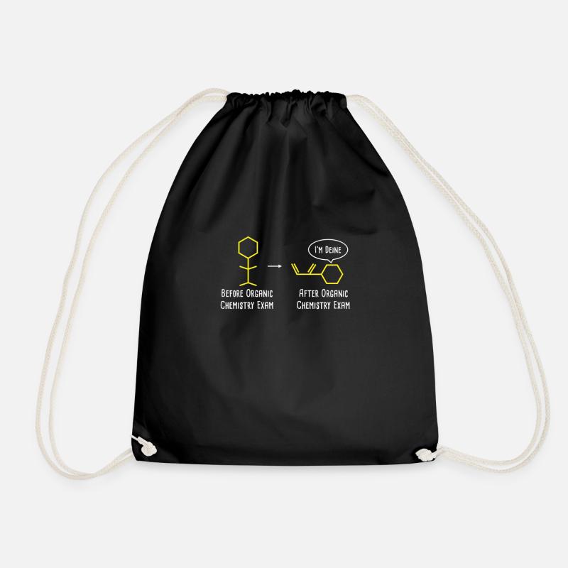 Chemistry - Drawstring Bag - black