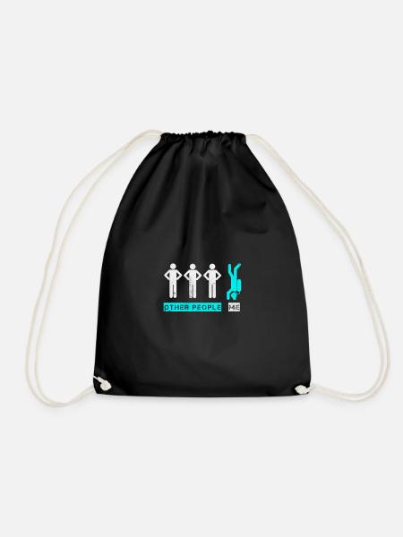 Tauchen Dive Diver ScubaDiving Wassersport Geschenk - Turnbeutel - Schwarz