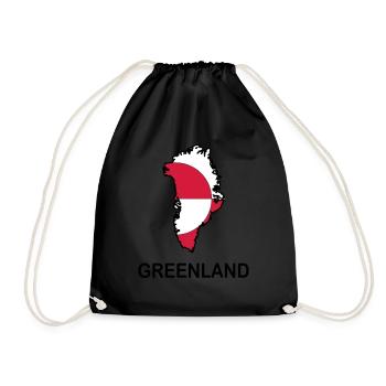 Grönland - Turnbeutel - Schwarz - Vorne