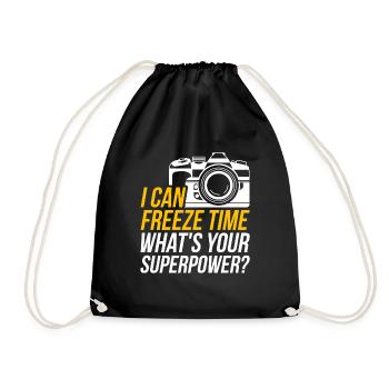 Citation impressionnante pour la conception de photographies - Sac de sport léger - noir - Devant