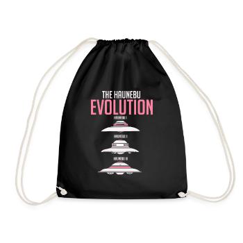 Haunebu Evolution Project Vril Gift UFO - Drawstring Bag - black - Front