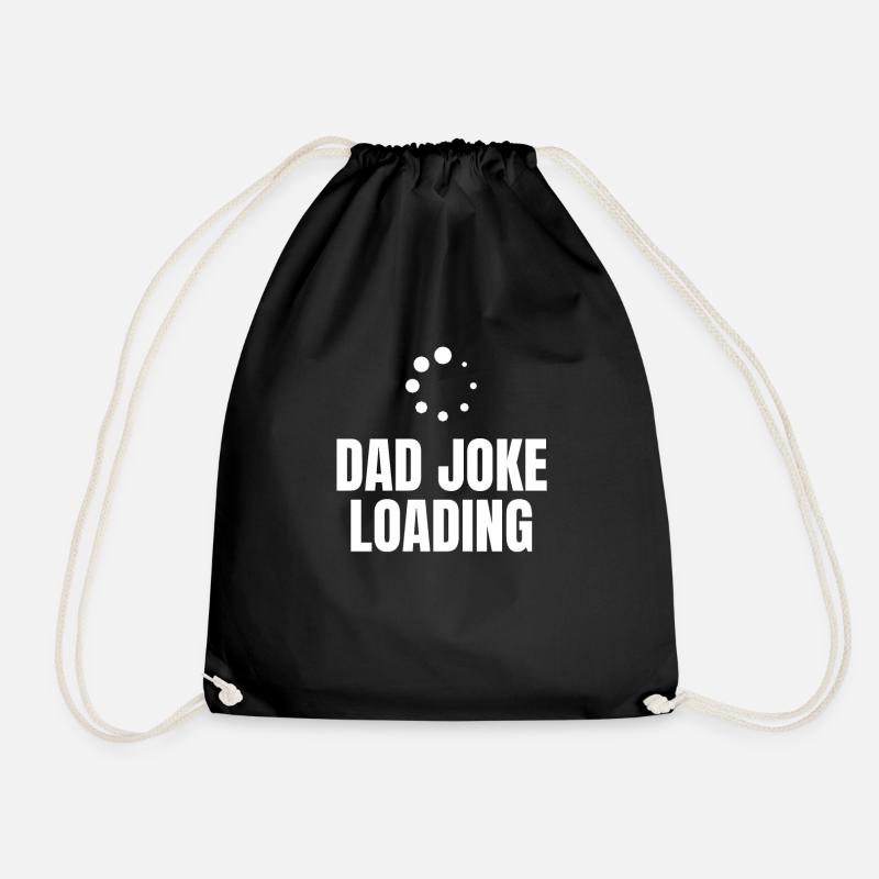 Dad Joke Loading - Turnbeutel - Schwarz