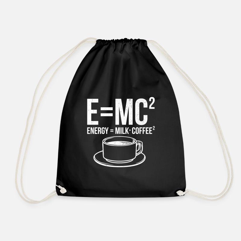 Awesome Science Design Quote Energy Milk Coffee - Turnbeutel - Schwarz