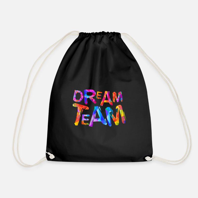 Dream Team - Turnbeutel - Schwarz