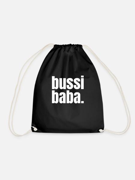 Bussi Baba. - Turnbeutel - Schwarz