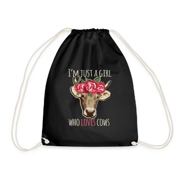 Cows Gift Kuhl like Muhviestar Executive - Drawstring Bag - black - Front