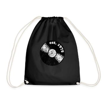 1975 - Drawstring Bag - black - Front