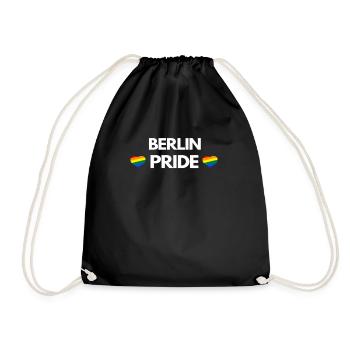Berlin Pride CSD Berlin - Turnbeutel - Schwarz - Vorne