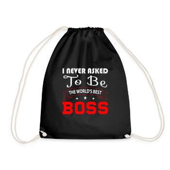 Bester Chef - Turnbeutel - Schwarz - Vorne