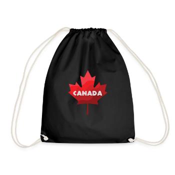 Kanada - Turnbeutel - Schwarz - Vorne