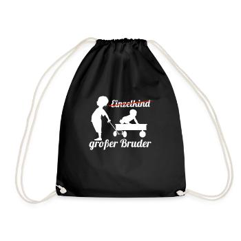 Großer Bruder - Turnbeutel - Schwarz - Vorne