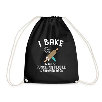 Baker Cool Baking Funny Dread Bake Perfect Gift - Sac de sport léger - noir - Devant