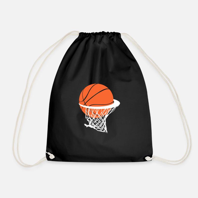 Basketball Korb - Turnbeutel - Schwarz