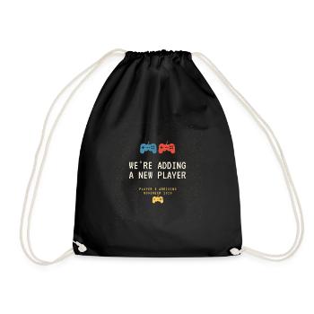 Un design amusant pour les femmes enceintes enceintes - Sac de sport léger - noir - Devant