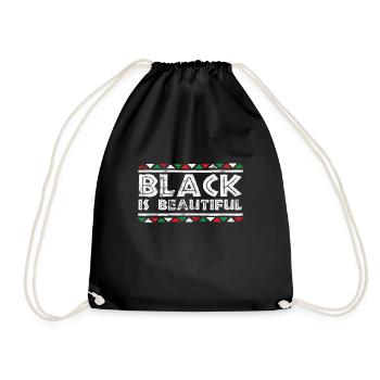 Black is Beautiful BLM - Sac de sport léger - noir - Devant