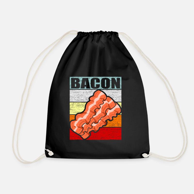 Bacon - Turnbeutel - Schwarz
