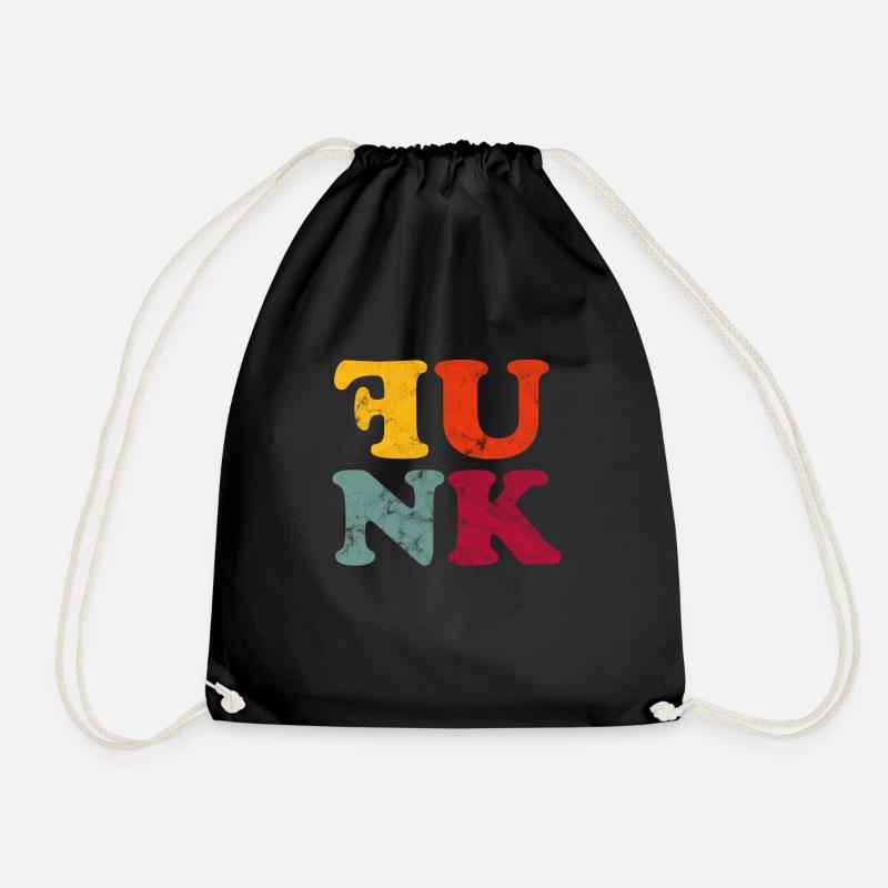 Funk Funky Vintage - Turnbeutel - Schwarz