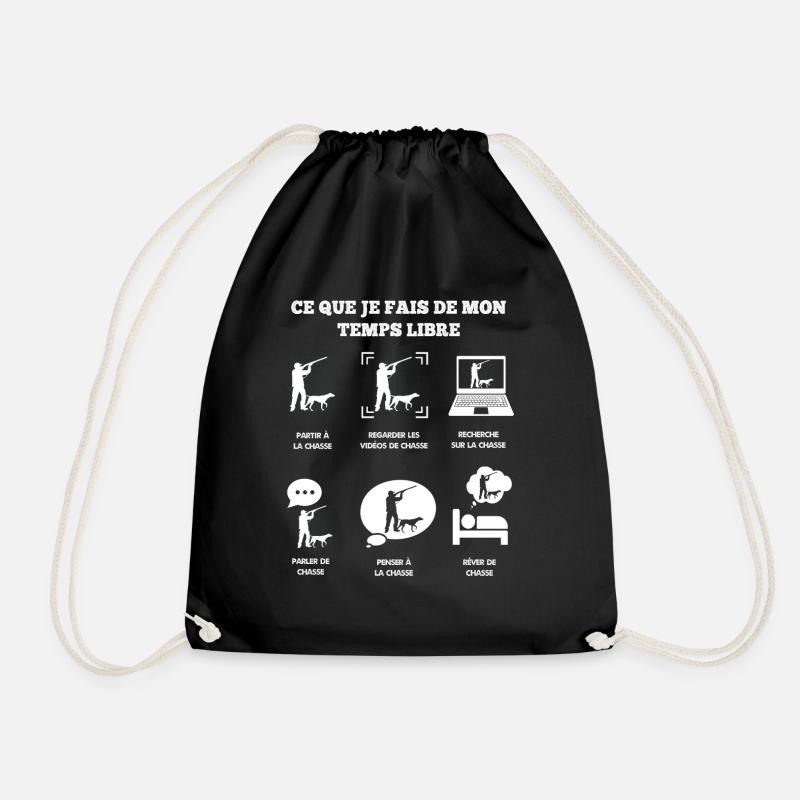 Chasse temps libre - Sac de sport léger - noir