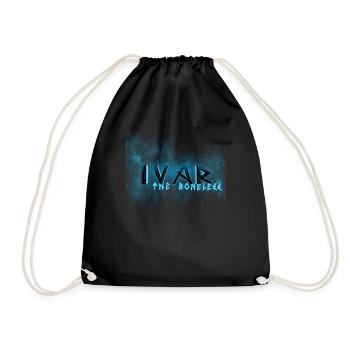 Ivar le mythe nordique viking cadeau désossé - Sac de sport léger - noir - Devant