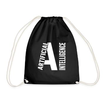 Intelligence artificielle - Sac de sport léger - noir - Devant