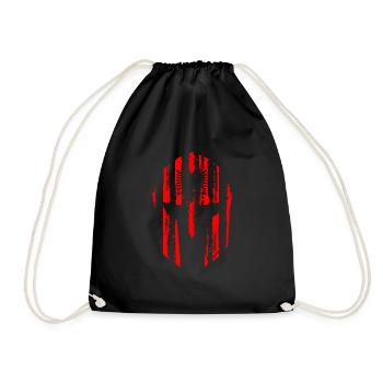 Albania Autochthonous Kosovoar - Drawstring Bag - black - Front
