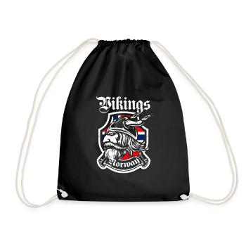 Idée cadeau viking Norvège Scandinavie - Sac de sport léger - noir - Devant