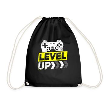 Gamer gamer design for video gamers and consoles - Drawstring Bag - black - Front