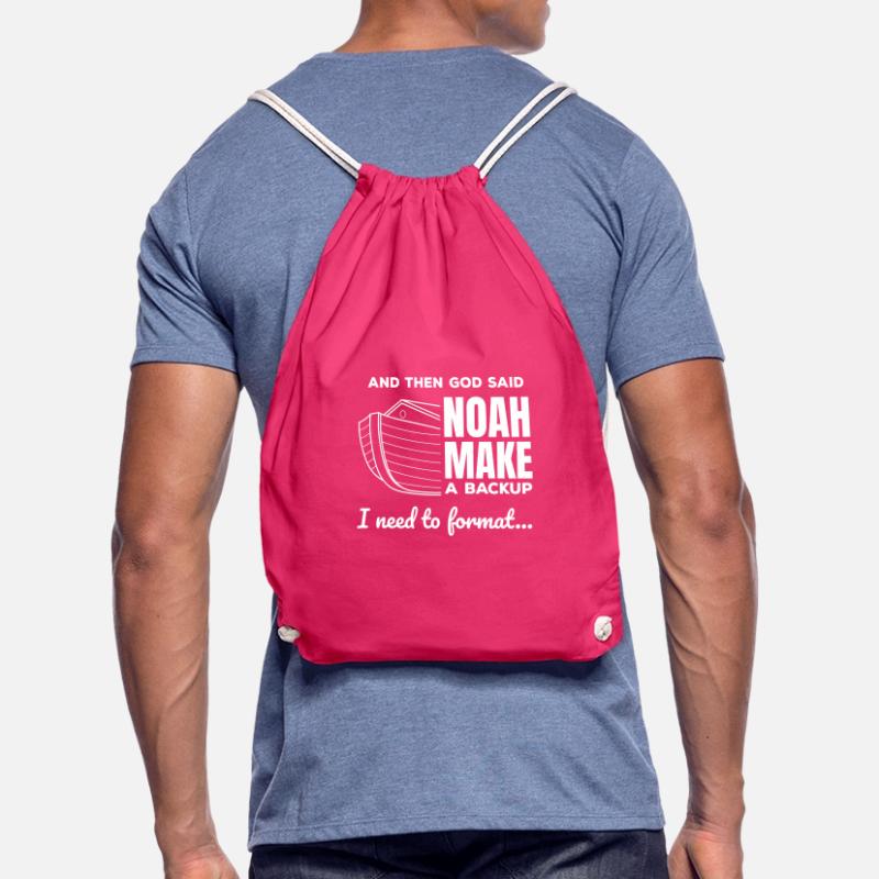 Christian Programmer Data Science Coder Jesus Drawstring Bag