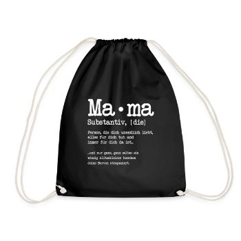 Mère Citations Maman Mère Belle-Mère - Sac de sport léger - noir - Devant