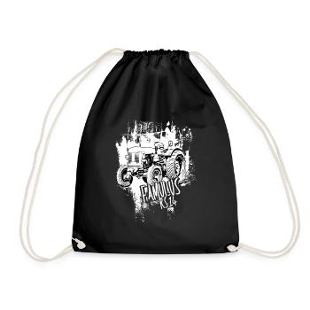 Tractor Famulus RS14 / Farmer / Trekker /Bauer - Drawstring Bag - black - Front