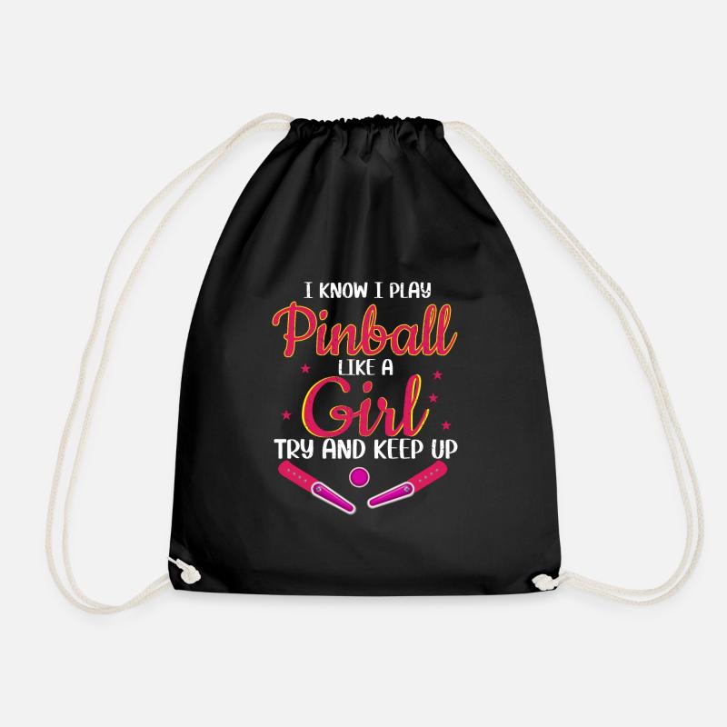 Pinball - Turnbeutel - Schwarz