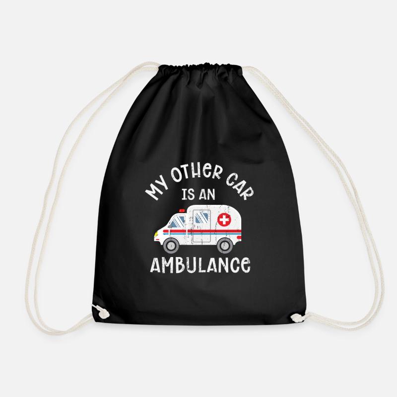 Paramedics - Drawstring Bag - black