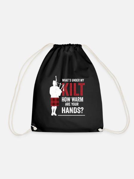 Kilt - Turnbeutel - Schwarz