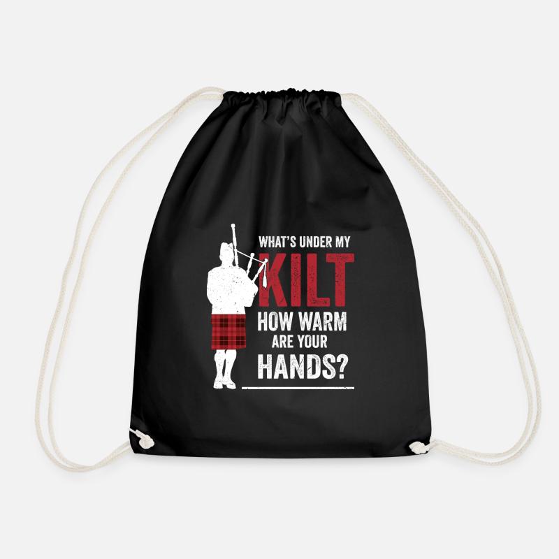 Kilt - Turnbeutel - Schwarz
