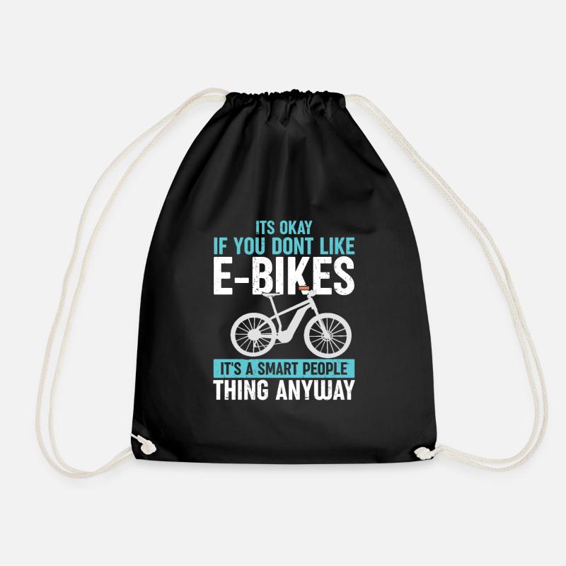 E-Biker - Turnbeutel - Schwarz