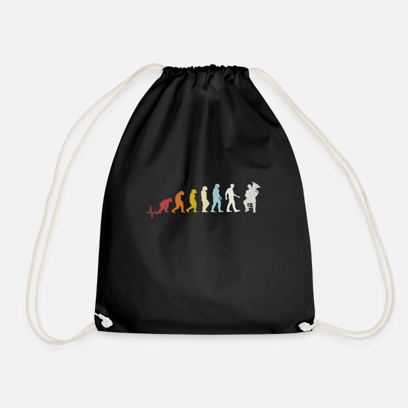 Tuba Tubist Evolution Instrument à vent musique - Sac de sport léger - noir