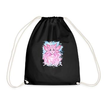 Anti social Japonais Sort Anime - Sac de sport léger - noir - Devant