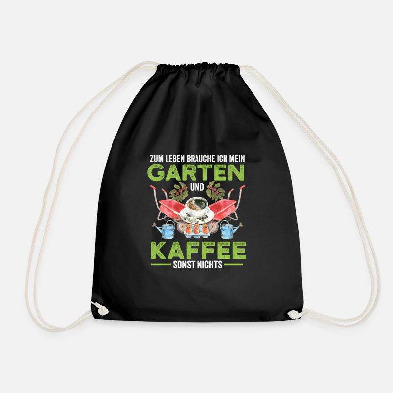 Gärtner Frühling Garten Sprüche Lustig Geschenk - Turnbeutel - Schwarz