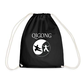 Qigong Ying Yang Yin yan Yoga - Sac de sport léger - noir - Devant
