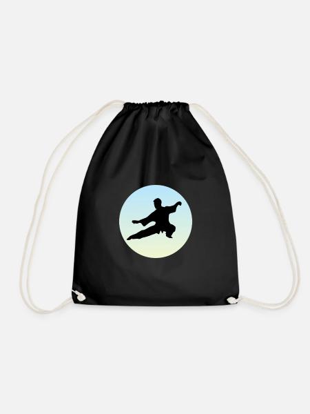 Qigong Tai Chi Yin qi gong Meditation - Turnbeutel - Schwarz