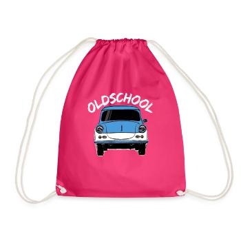 Allemagne de l’Est voiture Trabi Rétro Voiture Classique - Sac de sport léger - fuchsia - Devant