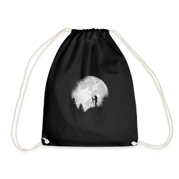 Photographie Photographe photographe Lune - Sac de sport léger - noir - Devant