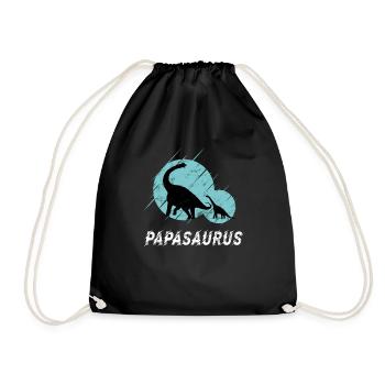 Papasaurus Brontosaurus père et fils Dino - Sac de sport léger - noir - Devant