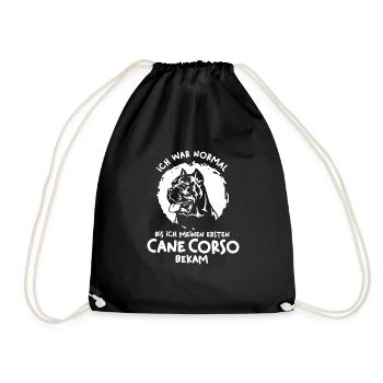 Cane Corso Hund Hundeliebhaber Hunderasse Cane - Turnbeutel - Schwarz - Vorne