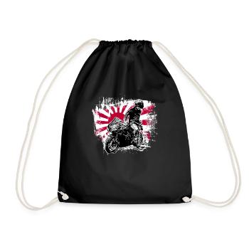 Motocycles / moto / moto biker - Sac de sport léger - noir - Devant