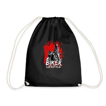 Motocycles / moto / moto biker - Sac de sport léger - noir - Devant