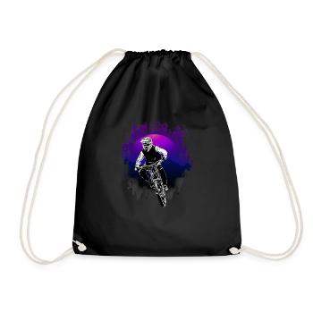 VTT / VTT Downhill Vélo cadeau - Sac de sport léger - noir - Devant